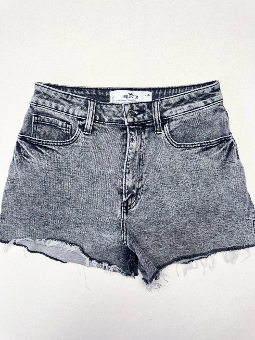 Hollister Black Jean Shorts Size 26